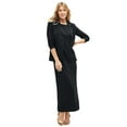 thumbnail image 1 of Jessica London Women's Plus Size Stretch Crepe Maxi Jacket Dress, 1 of 5