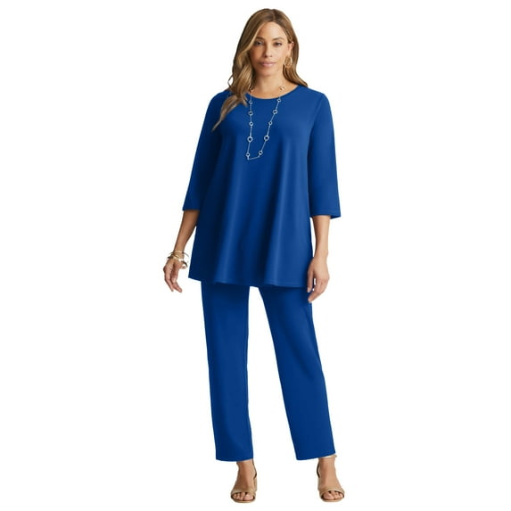 Jessica London Women's Plus Size 2-Piece Stretch Knit Mega Swing Set