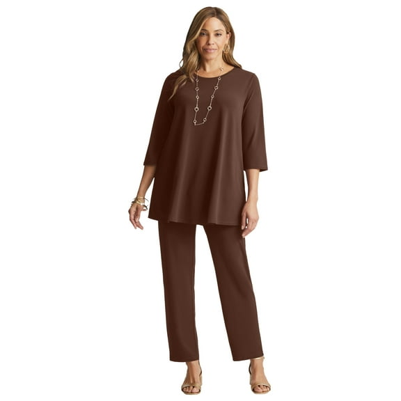 Jessica London Women's Plus Size 2-Piece Stretch Knit Mega Swing Set