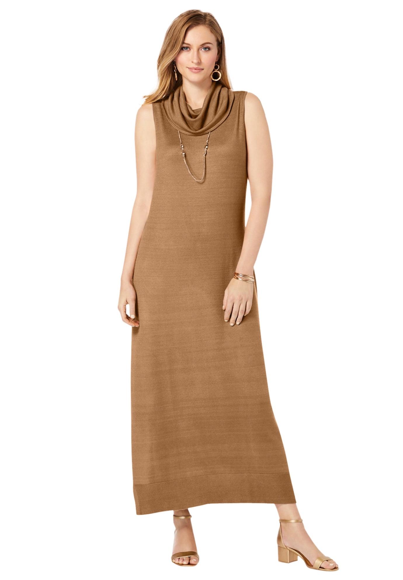 Jessica London Women's Plus Size 2-Piece Sweater Dress