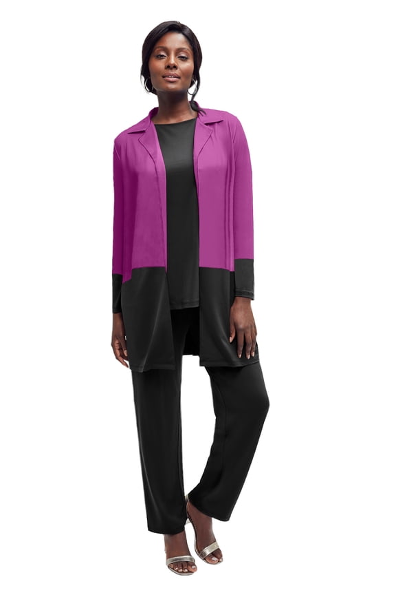 Women's Plus Size 3-Piece Knit Pant Set