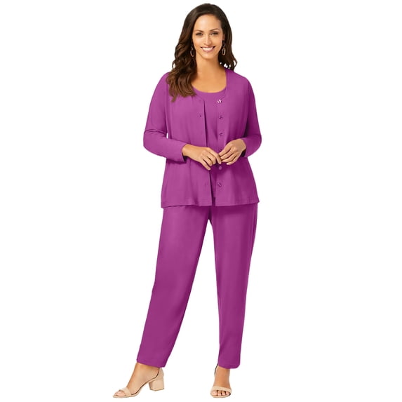 Jessica London Women's Plus Size 4-Piece Stretch Knit Wardrober