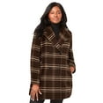 thumbnail image 1 of Jessica London Women's Plus Size A-Line Wool Peacoat, 1 of 4