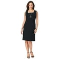 thumbnail image 1 of Jessica London Women's Plus Size Bi-Stretch Sheath Dress, 1 of 3