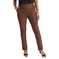 thumbnail image 1 of Jessica London Women's Plus Size Bi-Stretch Slit Front Ankle Pant, 1 of 1