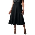 thumbnail image 1 of Jessica London Women's Plus Size Bi-Stretch Swing Skirt, 1 of 2