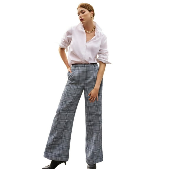 Jessica London Women's Plus Size Bi-Stretch Wide Leg Pant