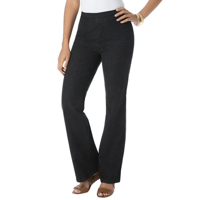 Bootcut jeggings black sale