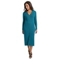 thumbnail image 1 of Jessica London Women's Plus Size Button Front Midi Dress, 1 of 4