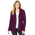thumbnail image 1 of Jessica London Women's Plus Size Cable Blazer Sweater, 1 of 6