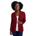 thumbnail image 1 of Jessica London Women's Plus Size Cable Blazer Sweater, 1 of 6