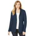 thumbnail image 1 of Jessica London Women's Plus Size Cable Blazer Sweater, 1 of 6