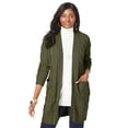 thumbnail image 1 of Jessica London Women's Plus Size Cable Duster Sweater, 1 of 3