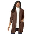 thumbnail image 1 of Jessica London Women's Plus Size Cable Duster Sweater, 1 of 5