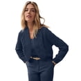 thumbnail image 1 of Jessica London Women's Plus Size Cable Knit Open-Front Shrug Sweater, 1 of 1