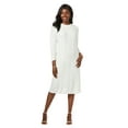 thumbnail image 1 of Jessica London Women's Plus Size Cable Sweater Dress, 1 of 6