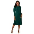 thumbnail image 1 of Jessica London Women's Plus Size Cable Sweater Dress, 1 of 4
