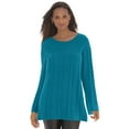 thumbnail image 1 of Jessica London Women's Plus Size Cable Sweater Tunic, 1 of 4