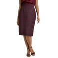 thumbnail image 1 of Jessica London Women's Plus Size  Casual Tummy Control Bi-Stretch Pencil Skirt, 1 of 4