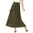 thumbnail image 1 of Jessica London Women's Plus Size Chambray Maxi Skirt, 1 of 4