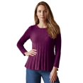 thumbnail image 1 of Jessica London Women's Plus Size Chevron Fit & Flare Sweater, 1 of 5