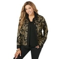 thumbnail image 1 of Jessica London Women's Plus Size Classic Cotton Button Down Denim Jean Jacket, 1 of 6
