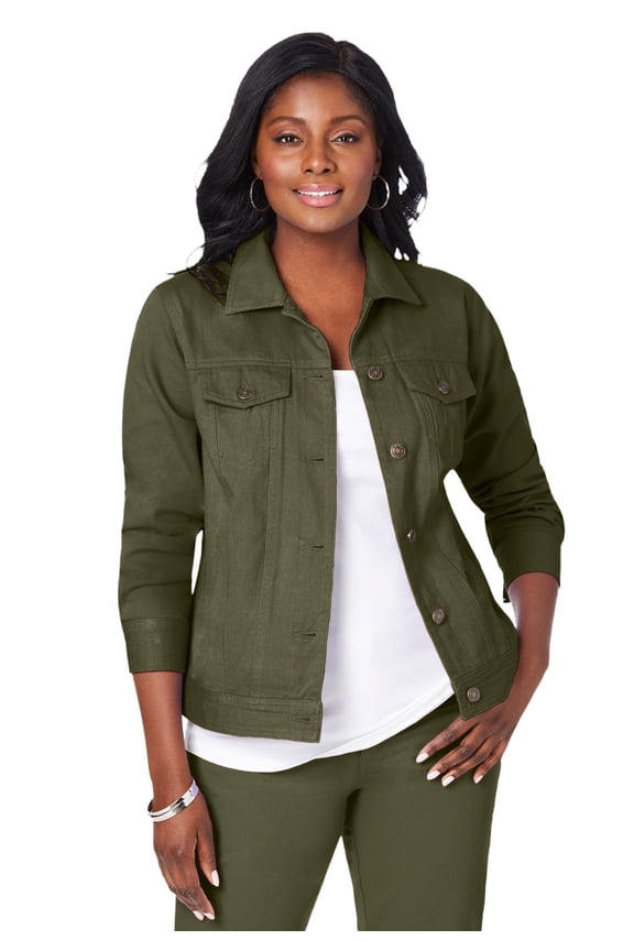 Classic Cotton Button Down Denim Jean Jacket
