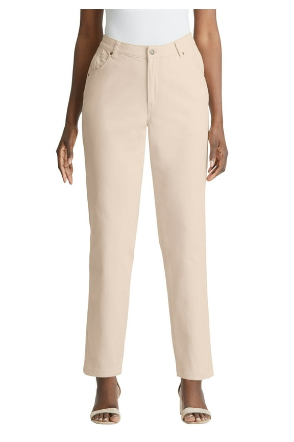 Women's Plus Size Classic Cotton Denim Straight-Leg Jean