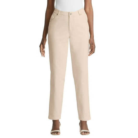 Jessica London Women's Plus Size Classic Cotton Denim Straight-Leg Jean