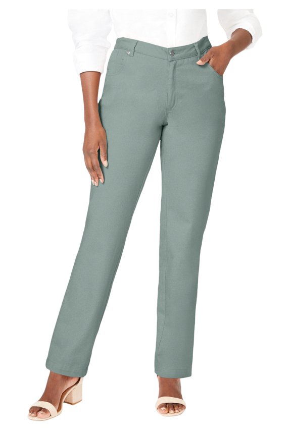 Women's Plus Size Classic Cotton Denim Straight-Leg Jean