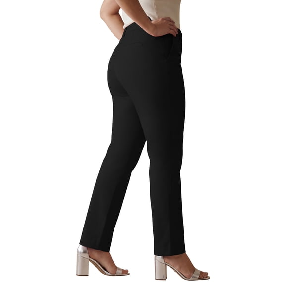 Jessica London Women's Plus Size Comfort Waist Stretch Denim Straight-Leg Jean