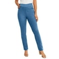 thumbnail image 1 of Jessica London Women's Plus Size Comfort Waist Stretch Denim Straight Leg Jean, 1 of 3