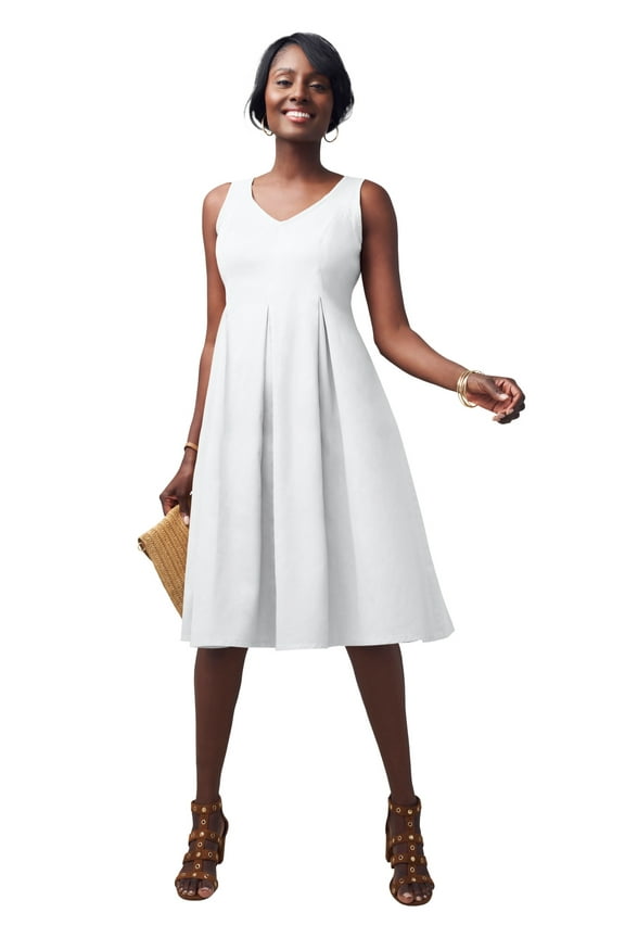 Women's Plus Size Cotton Denim Dress