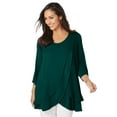 thumbnail image 1 of Jessica London Women's Plus Size Double Layer Tunic, 1 of 6