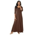 thumbnail image 1 of Jessica London Women's Plus Size Double-V Maxi Dress, 1 of 1