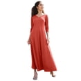 thumbnail image 1 of Jessica London Women's Plus Size Double-V Maxi Dress, 1 of 1