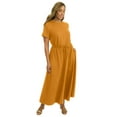 thumbnail image 1 of Jessica London Women's Plus Size Drawstring Maxi Dress, 1 of 4