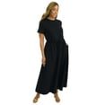 thumbnail image 1 of Jessica London Women's Plus Size Drawstring Maxi Dress, 1 of 1