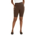 thumbnail image 1 of Jessica London Women's Plus Size Everyday Stretch Cotton Bike Short, 1 of 6