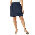 thumbnail image 1 of Jessica London Women's Plus Size Everyday Stretch Cotton Skort, 1 of 3