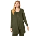 thumbnail image 1 of Jessica London Women's Plus Size Everyday Stretch Knit Open Front Cardigan, 1 of 6