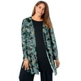 thumbnail image 1 of Jessica London Women's Plus Size Everyday Stretch Knit Open Front Cardigan, 1 of 6