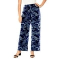 thumbnail image 1 of Jessica London Women's Plus Size Everyday Stretch Knit Wide Leg Pant, 1 of 4