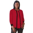 Jessica London Women's Plus Size Fine Gauge Cardigan