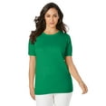 thumbnail image 1 of Jessica London Women's Plus Size Fine Gauge Crewneck Shell, 1 of 6