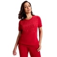 thumbnail image 1 of Jessica London Women's Plus Size Fine Gauge Crewneck Knit Shell, 1 of 2