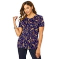 thumbnail image 1 of Jessica London Women's Plus Size Fine Gauge Crewneck Shell, 1 of 5