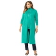 thumbnail image 1 of Jessica London Women's Plus Size Fine Gauge Duster Cardigan, 1 of 3
