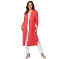 thumbnail image 1 of Jessica London Women's Plus Size Fine Gauge Duster Cardigan, 1 of 3