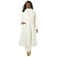 thumbnail image 1 of Jessica London Women's Plus Size Full Length Wool Blend Coat, 1 of 6